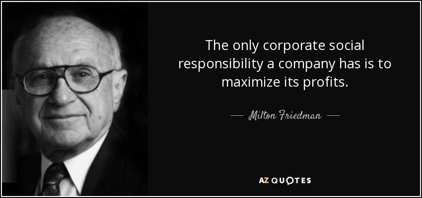 milton friedman