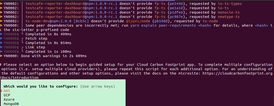 CLOUD CARBON FOOTPRINT, CÓDIGO